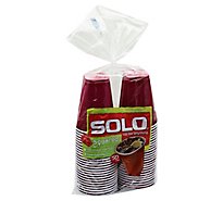 SOLO Cups Plastic Squared Colored - 50 Count