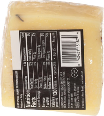 Boars Head Pre-Cut Truffle Pecorino - 6 Oz - Image 5