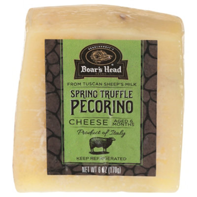 Boars Head Pre-Cut Truffle Pecorino - 6 Oz - Image 1