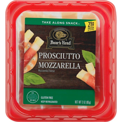 Boars Head Prosciutto & Mozzarella Rolls - 3 Oz