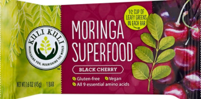 Kuli Kuli Bar Moringa Superfood Black Cherry - 1.6 Oz - Image 2