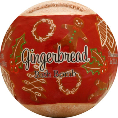 Gingerbread Bath Bomb - 4.8 Oz - Image 2