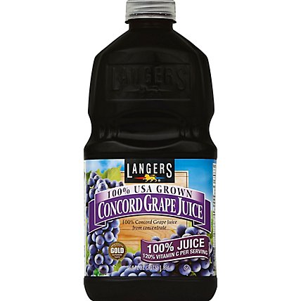 Langers Juice Concord Grape - 64 Fl. Oz. - Image 2