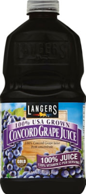 Langers Juice Concord Grape - 64 Fl. Oz. - Image 2