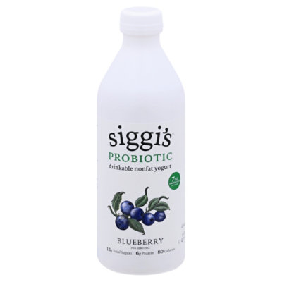 siggi's Blueberry Probiotic Drinkable Nonfat Yogurt - 32 Oz - Image 2