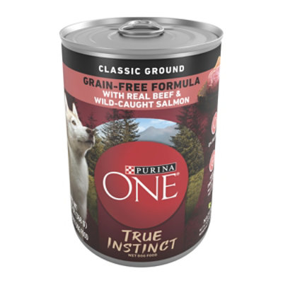 Purina ONE True Instinct Beef And Wild Caught Salmon Wet Dog Food - 13 Oz - Image 1