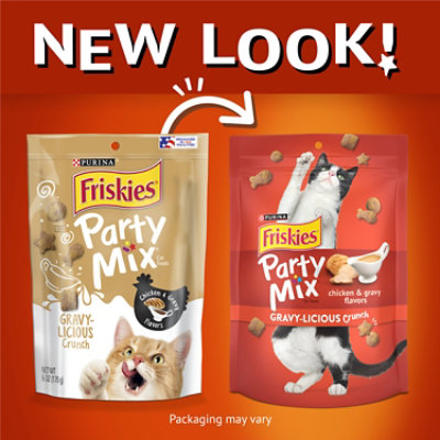 Friskies Cat Treats Party Mix Chicken & Gravy - 2.1 Oz - Image 2