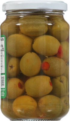 O Organics Olives Green Stuffed With Red Pepper - 6.7 Oz - Image 5