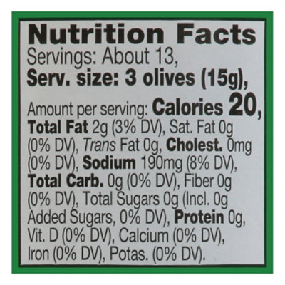 O Organics Olives Green Stuffed With Red Pepper - 6.7 Oz - Image 3