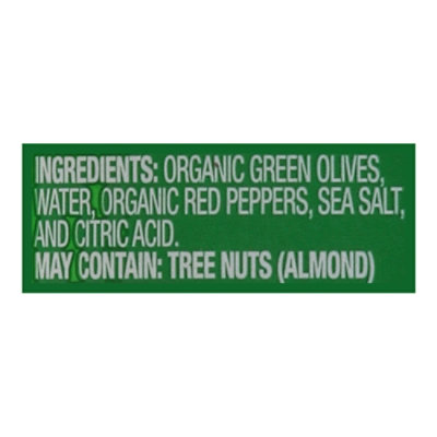 O Organics Olives Green Stuffed With Red Pepper - 6.7 Oz - Image 4