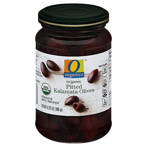 O Organics Organic Olives Kalamata Pitted - 6.35 Oz