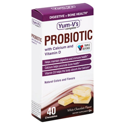 Yum Vs Probiotic Calcium - 40 Count - Image 1