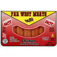 Far West Chicken Links Hot - 2.5 Lb