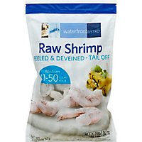 waterfront BISTRO Shrimp Raw Peeled & Deveined Tail Off - 32 Oz - Image 2