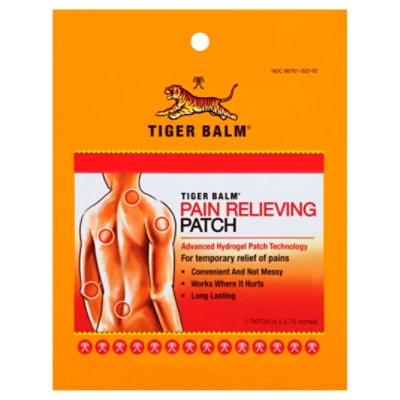 Tiger Balm Patch Pain Relvng - Each - Image 1