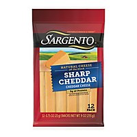 Sargento Snacks Cheese Sticks Sharp Cheddar 12 Count - 9Oz - Image 3