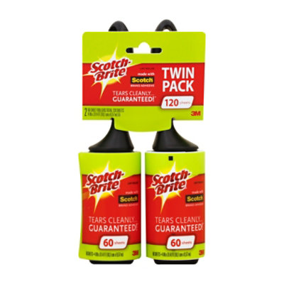 Scotch Brite Lint Brush 2pk - 120 Count