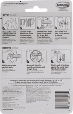 3M Command Broom Gripper With 2 Strips - Each - Image 4