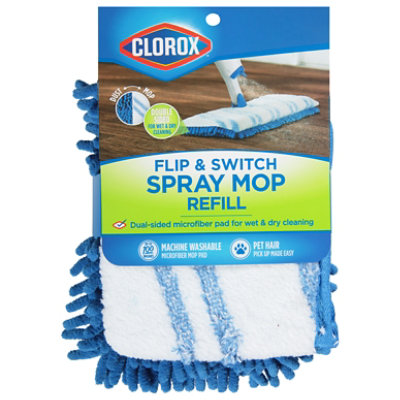 18 in. Microfiber Wet/Dry Mop Refill Pads (6-pack)