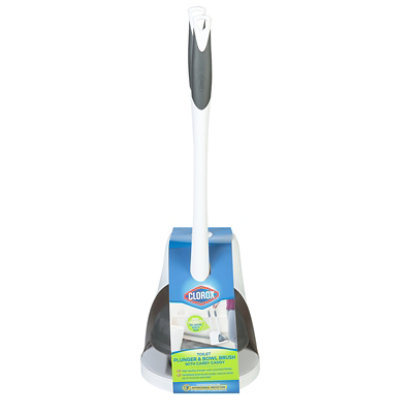 Clorox® Toilet Plunger and Brush with Carry Caddy, 3 pc - Fry's Food Stores