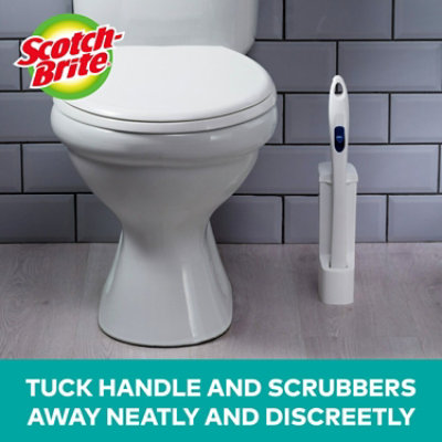 Scotch-Brite Toilet Scrubber Starter Kit With 5 Disposable Refills - Each - Image 6