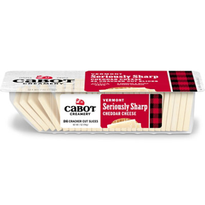 Cabot Creamery Cracker Cut Seriously Sharp Cheddar Cheese - 7 Oz - Image 1