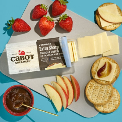 Cabot Creamery Cracker Cut Extra Sharp Cheddar Cheese - 7 Oz - Image 2