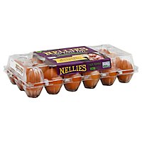 Nellies Eggs Free Range Large Brown - 18 Count - Image 1