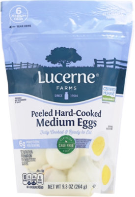 Lucerne Farms Eggs Hard Cooked Peeled Medium 6 Count - 9 Oz - Image 2