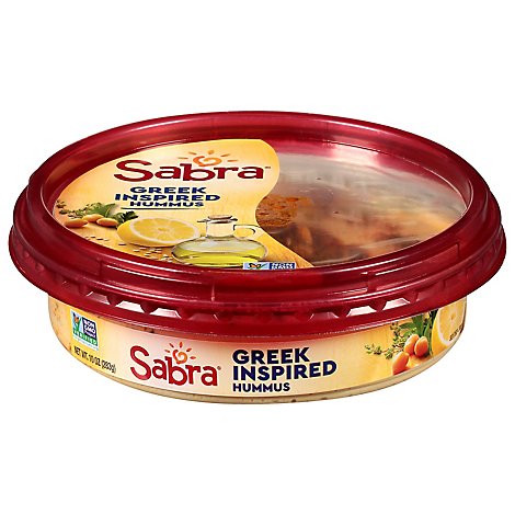 Sabra Hummus Greek Herb Olive Oil - 10 Oz