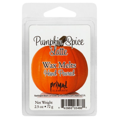 Primal Elements Wax Melt Pumpkin Spice Latte - 2.5 Oz