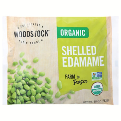 Woodstock Organic Edamame Shelled - 10 Oz - Image 1