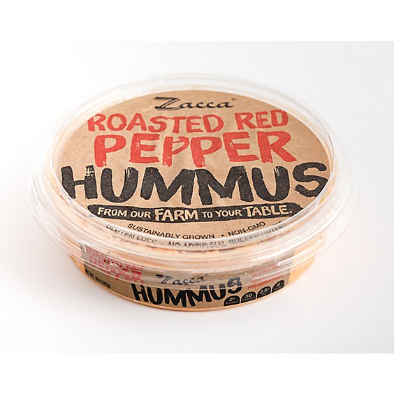 Zacca Roasted Red Pepper Hummus - 10 Oz
