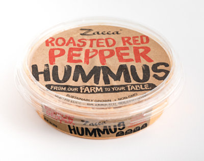 Zacca Roasted Red Pepper Hummus - 10 Oz - Image 1