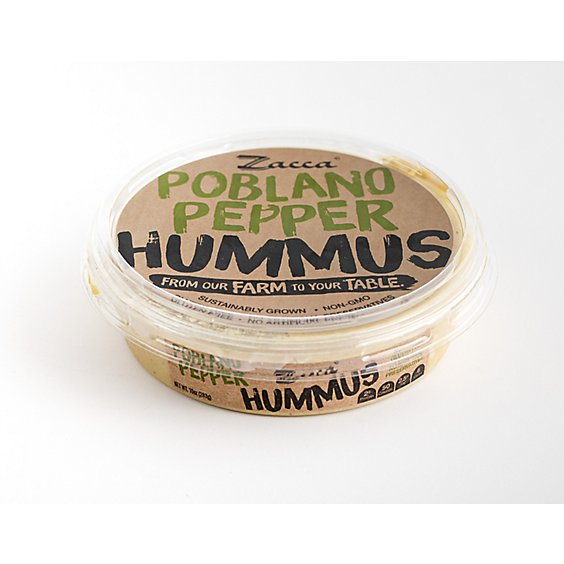 Zacca Roasted Poblano Hummus - 10 Oz