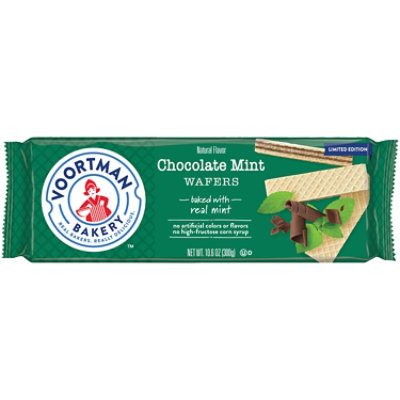 Voortman Bakery Wafers Chocolate Mint Wrapper - 10.6 Oz - Image 1