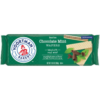 Voortman Bakery Wafers Chocolate Mint Wrapper - 10.6 Oz - Image 2