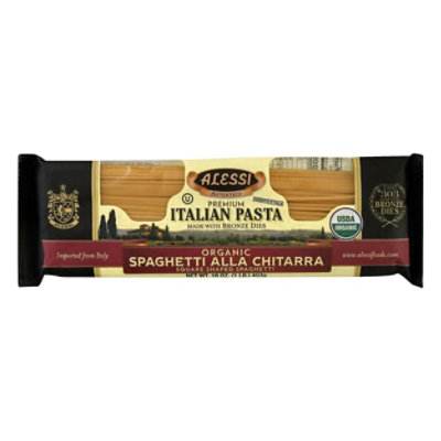 Alessi Organic Italian Premium Spaghetti Pasta - 16 Oz