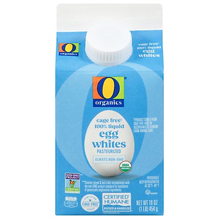 O Organics Organic Egg Whites Liquid Cholesterol Free - 16 Oz - Image 1