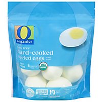 O Organics Organic Eggs Hard Cooked Peeled Ready To Eat 6 Count - 9 Oz - Image 1