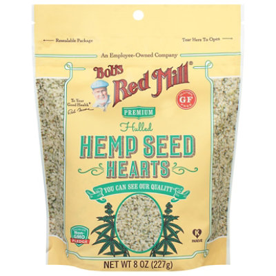 Bobs Red Mill Hemp Seed Hearts Hulled Premium Gluten Free - 8 Oz