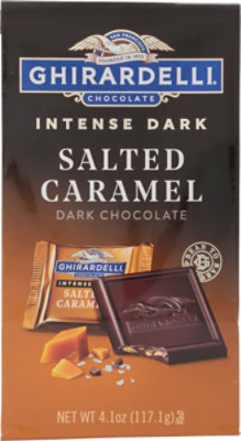 Ghirardelli Salted Caramel Cascade Chocolate Intense Dark - 4.1 Oz - Image 2