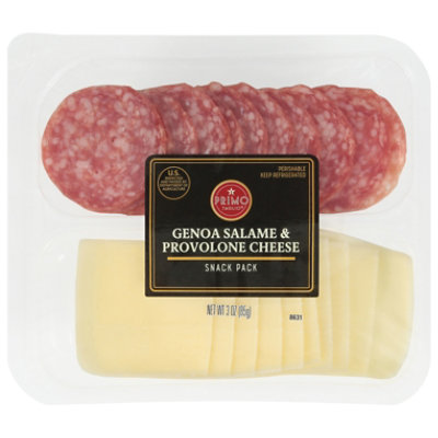 Primo Taglio Snack Pack Salami Genoa And Cheese Provolone - 3 Oz - Image 4