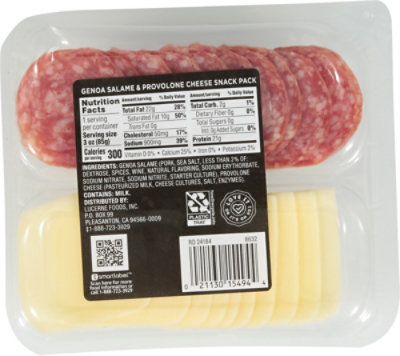 Primo Taglio Snack Pack Salami Genoa And Cheese Provolone - 3 Oz - Image 6