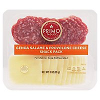 Primo Taglio Snack Pack Salami Genoa And Cheese Provolone - 3 Oz - Image 1