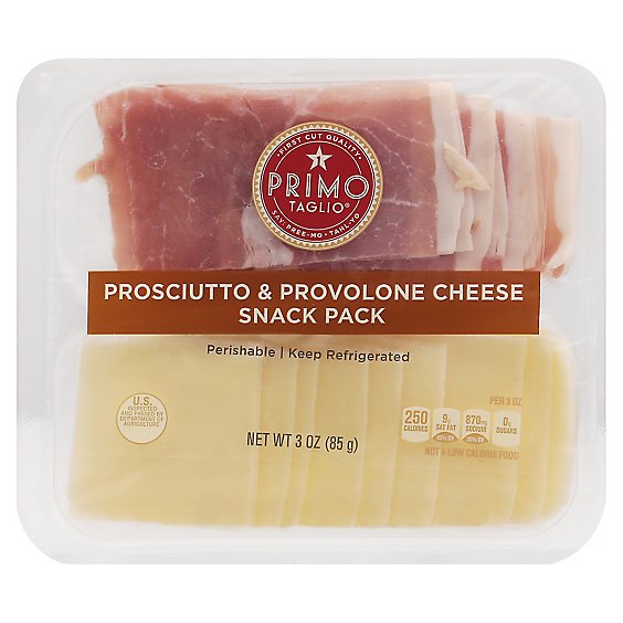 Primo Taglio Snack Pack Prosciutto And Cheese Provolone - 3 Oz