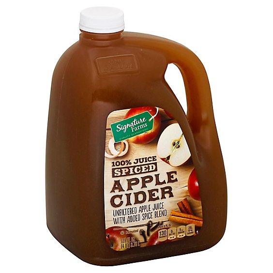 Signature Farms Apple Cider Spiced - 128 Fl. Oz.