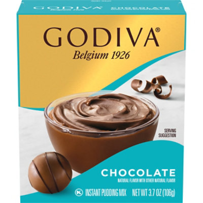Godiva Chocolate Instant Pudding Mix - 3.7 Oz - jewelosco