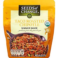 Seeds Of Change Simmer Sauce Taco Roasted Chipotle Pouch - 8 Oz - Image 2