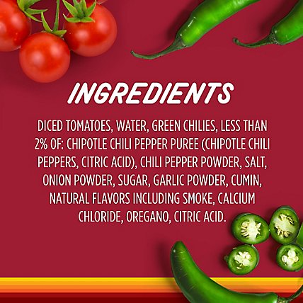 Rotel Diced Tomatoes With Green Chilies And Chipotle Peppers - 10 Oz - Image 5
